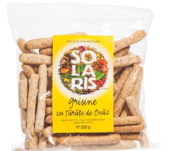 GRISINE FAINA INTEGRALA SI TARATE OVAZ 100gr SOLARIS