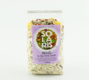 MUSLI CU GOJI FARA ZAHAR 500gr SOLARIS