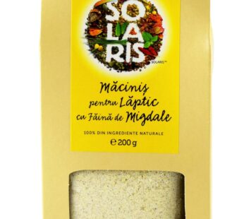 MACINIS PENTRU LAPTIC CU FAINA DE MIGDALE 200gr SOLARIS