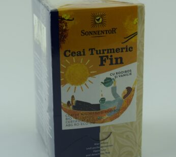 CEAI TURMERIC FIN CU ROOIBOS SI VANILIE ECO 18dz SONNENTOR