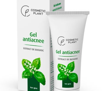 Gel antiacnee cu extract de busuioc, 30ml – Cosmetic Plant