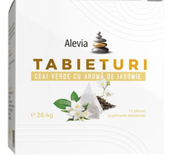 TABIETURI Ceai verde cu aroma de iasomie, 12pl – Alevia