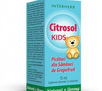Citrosol Kids- Picături din Sâmburi de Grapefruit, 15 ml – Interherb