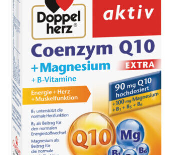 Doppelherz aktiv Coenzima Q10 Extra + Magneziu, 30cps
