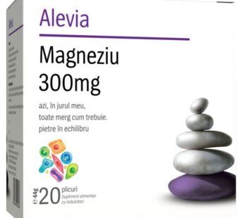 Magneziu 300mg, 20cp – Alevia