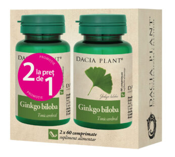 Ginkgo Biloba comprimate “2 la pret de 1” – Dacia Plant