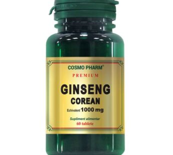 Ginseng Corean 1000mg, 60 tb – Cosmo Pharm