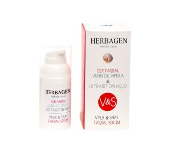 Ser facial cu venin de viperă și extract de melc, 30gr – Herbagen
