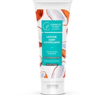 Loțiune corp catifelantă cu ulei de cocos & vitamina E, 200ml – Cosmetic Plant