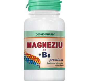 Magneziu 375 + B6, 30cpr – Cosmo Pharm