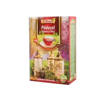 Ceai de păducel – frunze și flori, 50g – AdNatura