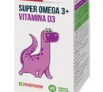Super Omega 3+Vitamina D3, 60 bomboane gumate – Parapharm