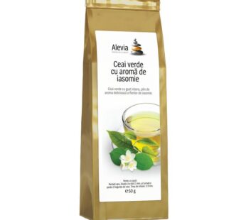 Ceai verde cu aroma de iasomie, 35g – Alevia