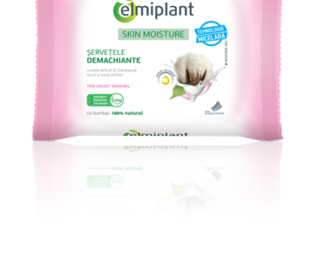 Skin Moisture Servetele Demachiante pentru ten uscat & sensibil – Elmiplant