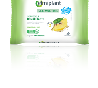 Skin Moisture Servetele Demachiante pentru ten normal & mixt – Elmiplant