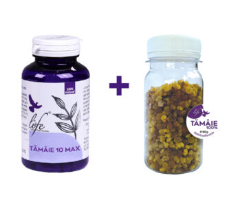 Tămâie 10 Max 120 cps + Tămâie 100% naturală 50 gr – DVR Pharm