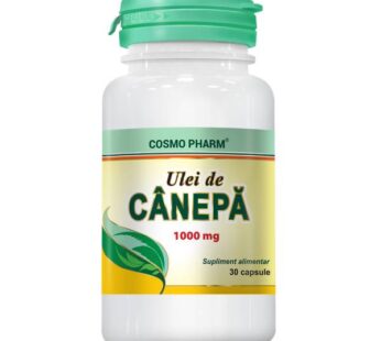Ulei de Canepa 1000 mg, 30cps – Cosmo Pharm