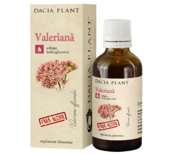 Valeriana tinctura fara alcool 50ml – Dacia Plant