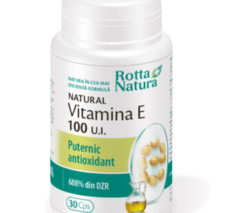Vitamina E naturala 100 U.I, 30cps – Rotta Natura