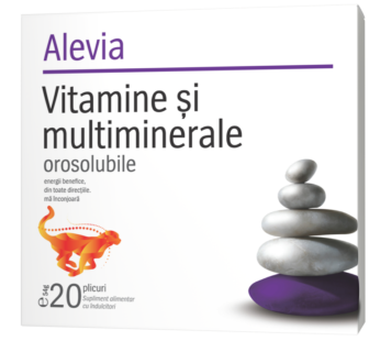 Vitamine si multiminerale orosolubile, 20pl – Alevia