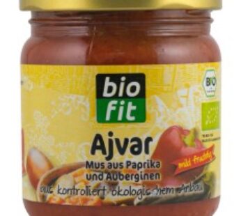 Ajvar mediu iute, BIO 200g  Bio Fit