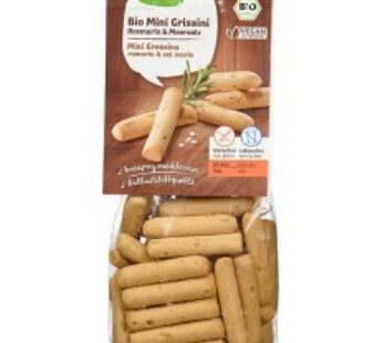 Mini grisine cu rozmarin si sare de mare, 100g Alnavit