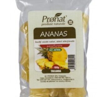 Ananas bucati uscate, 100 gr
