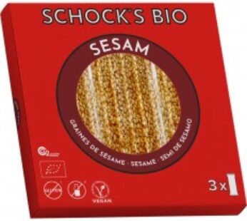 Batoane bio crocante cu susan, 75g Schock’s