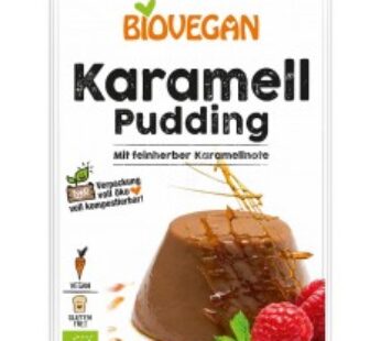 Budinca Bio de caramel, 43 g Biovegan