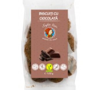 Biscuiti cu ciocolata, 100 g
