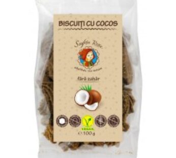 Biscuiti cu cocos, fara zahar, 100 g