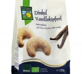 Cornulete Bio cu grau spelta si vanilie, 125g Bohlsener Muhle