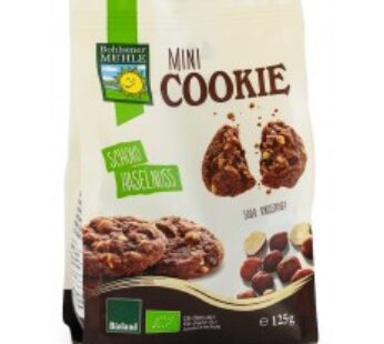 Mini fursecuri Bio cu ciocolata si alune, 125g Bohlsener Muhle