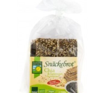 Paine Bio crocanta cu chia si seminte de in, 200g Bohlsener Muhle