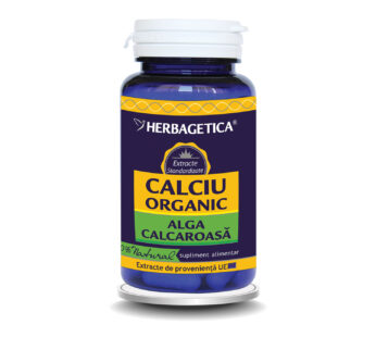 Calciu organic alga calcaroasa 60 cps – Herbagetica