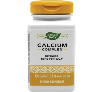 Calcium Complex Bone Formula, Nature’s Way, 100 cps – Secom