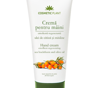 Cremă pentru mâini cu ulei de cătină şi măsline, 100ml – Cosmetic Plant