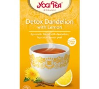 Ceai Bio Detox cu Lamaie, 17 pliculete – 30.6 g Yogi Tea