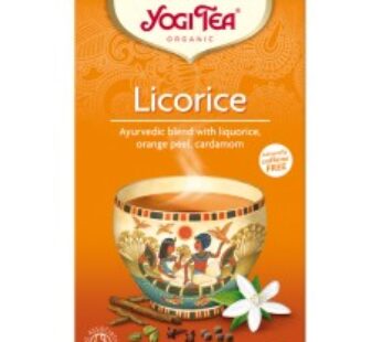 Ceai Bio LEMN DULCE, 17 pliculete – 30.6g Yogi Tea