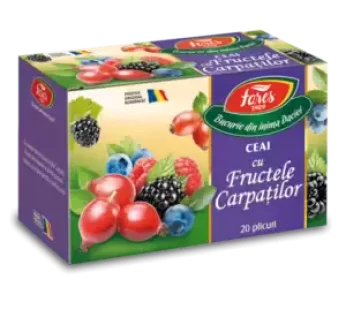 Ceai cu Fructele Carpaților, 20 plicuri – Fares