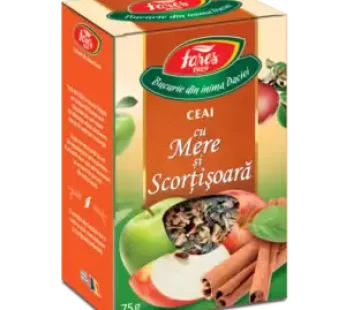 Ceai cu mere și scorțișoară, ceai 75g – Fares