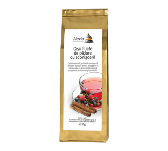 Ceai fructe de padure cu scortisoara, 35g – Alevia
