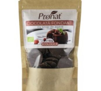 Ciocolata fondant BIO cu sirop de agave 150g