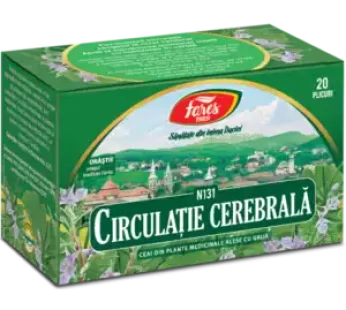 Circulație cerebrală, N131, ceai 20 plicuri – Fares