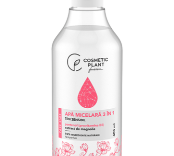 Apă micelară 3 în 1 cu pantenol & extract de magnolie, 400ml – Cosmetic Plant