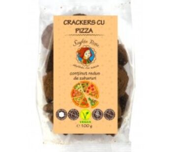 Crackers cu pizza, continut scazut de zaharuri, 100 g