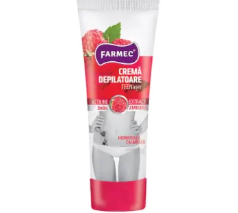 Crema depilatoare Farmec TEENager, Zmeura, 150 ml