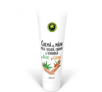 Crema de maini piele uscata si crapata cu Aloe si Catina 100ml – Hypericum