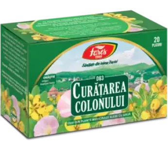 Curățarea colonului, D83, ceai 20 plicuri – Fares