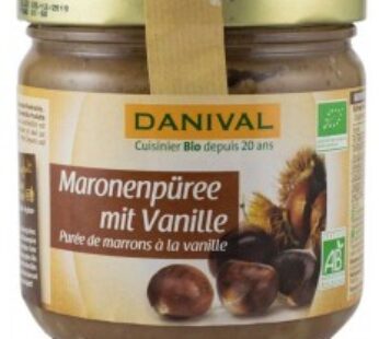 crema bio de castane cu vanilie, 380 g Danival